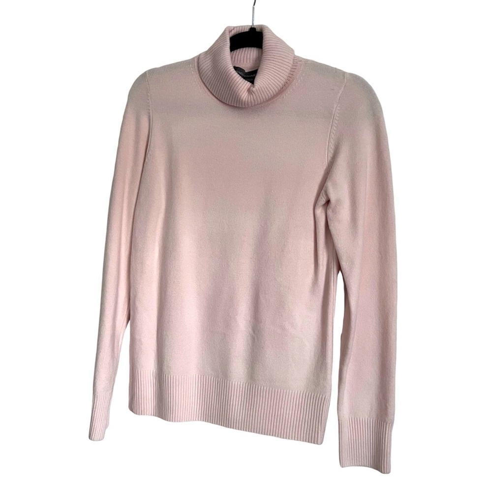 French Connection Soft Pink Turtleneck Sweater